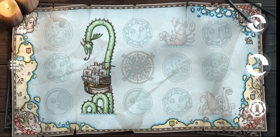Utvidet Wild-symbol på spilleautomaten 1429 Uncharted Seas