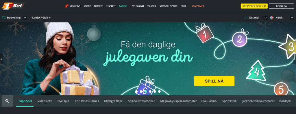 1Bet julekalender