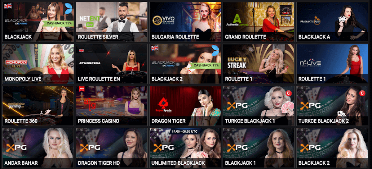 1xSlots - Live Casino