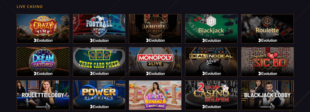 Live Casino hos 21 Casino