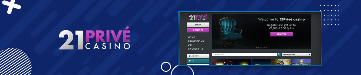 21Privé Casino forside