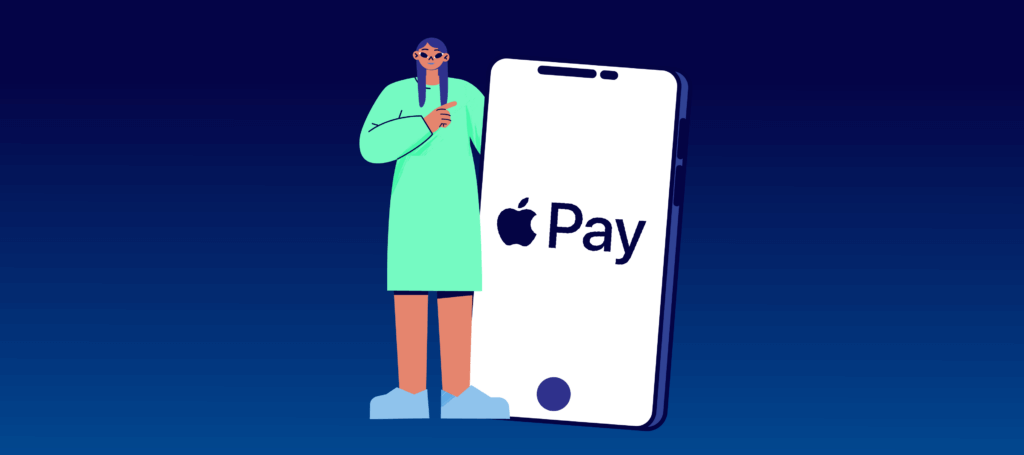 Du kan bruke Apple Pay til å gjøre enkle og raske overføringer til et nettcasino