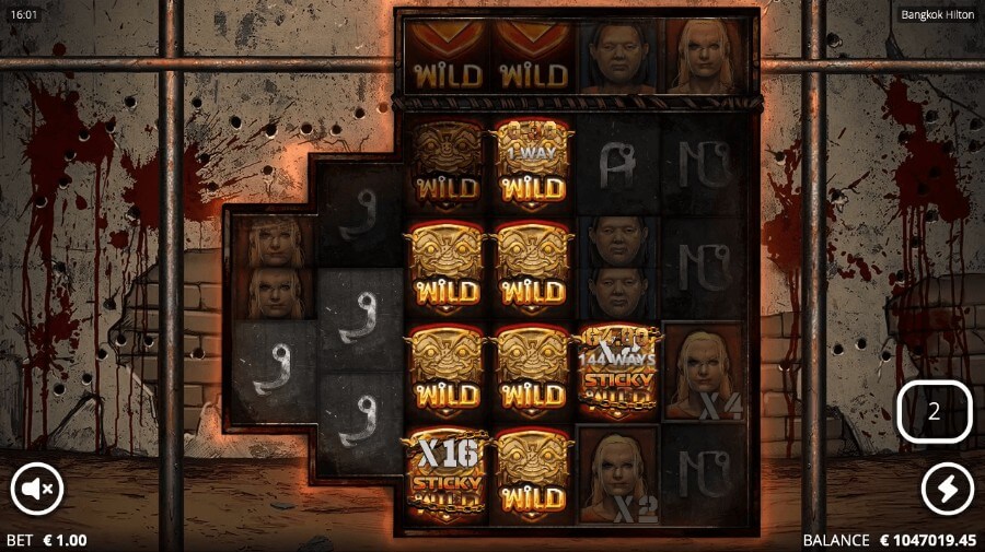 Execution Spins med wild på Bankok Hilton