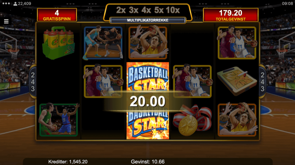 Basketball Star free spins