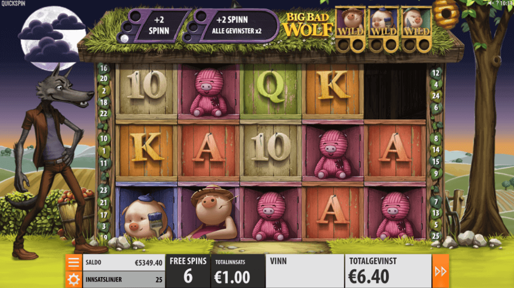 Big Bad Wolf free spins