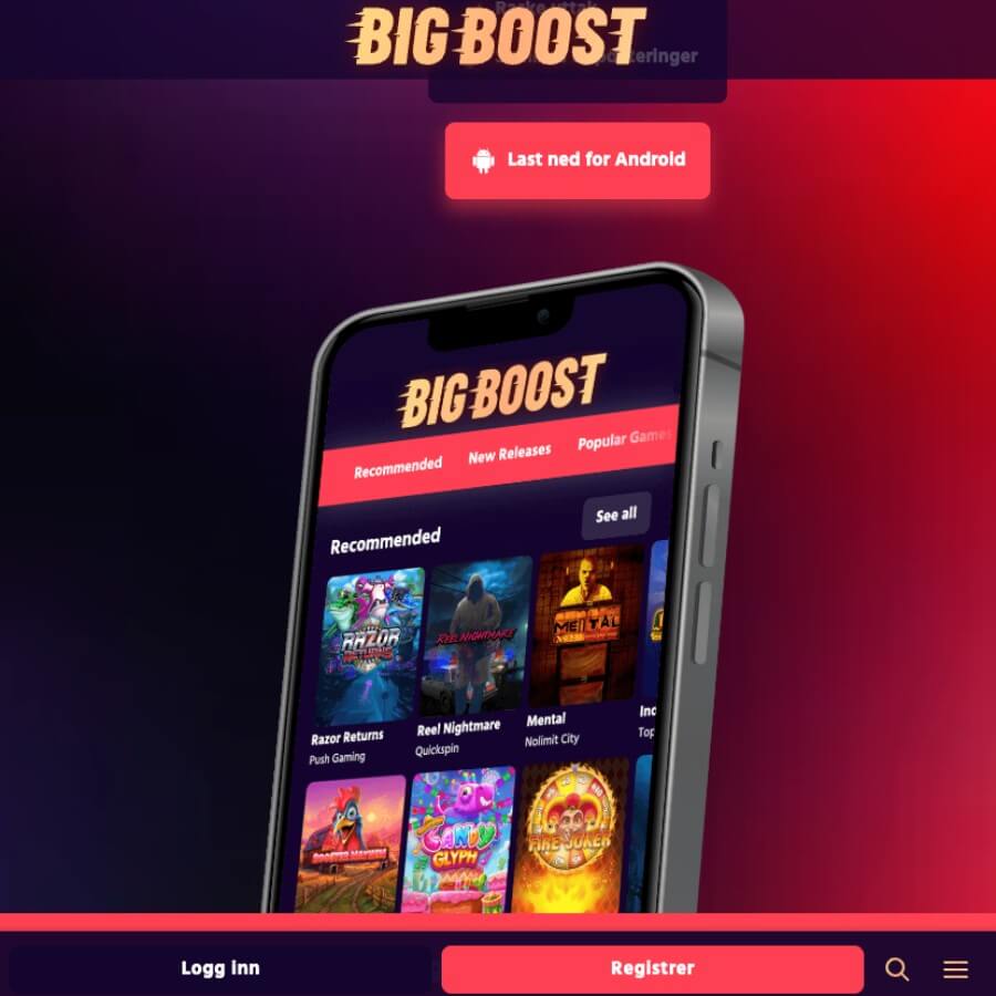 Mobilcasino hos Big Boost