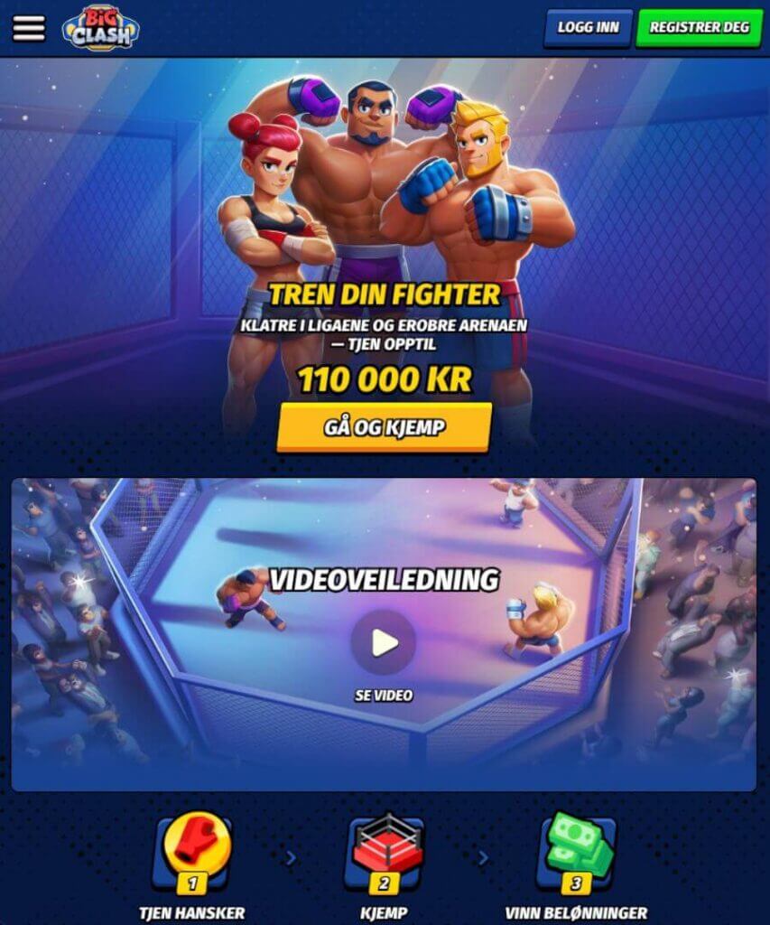 Bigclash har et mobilcasino