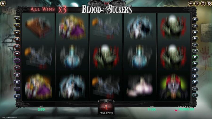 Blood Suckers free spins