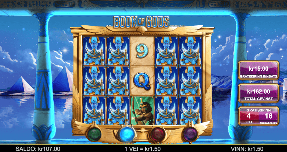 Book of Gods free spins