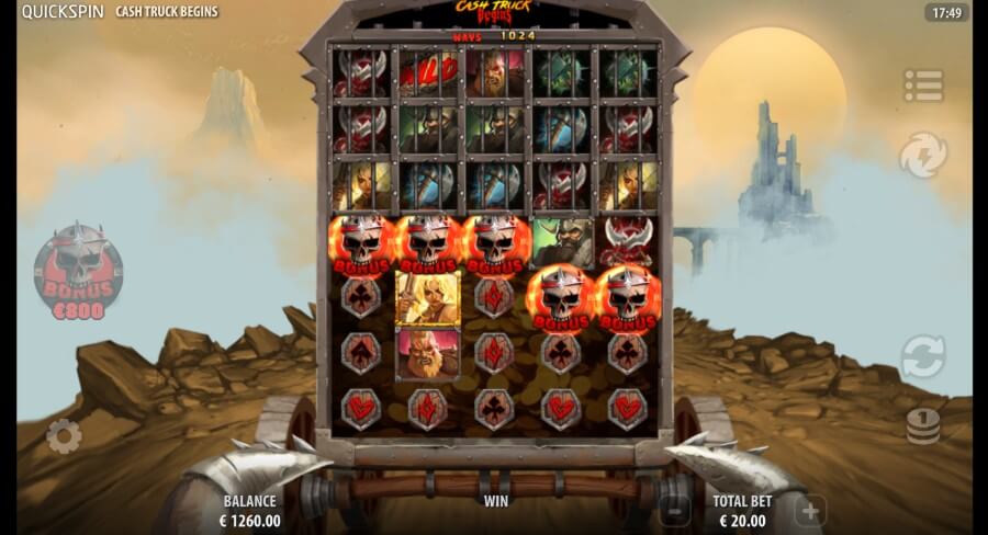 Cash Truck Begins Bonus