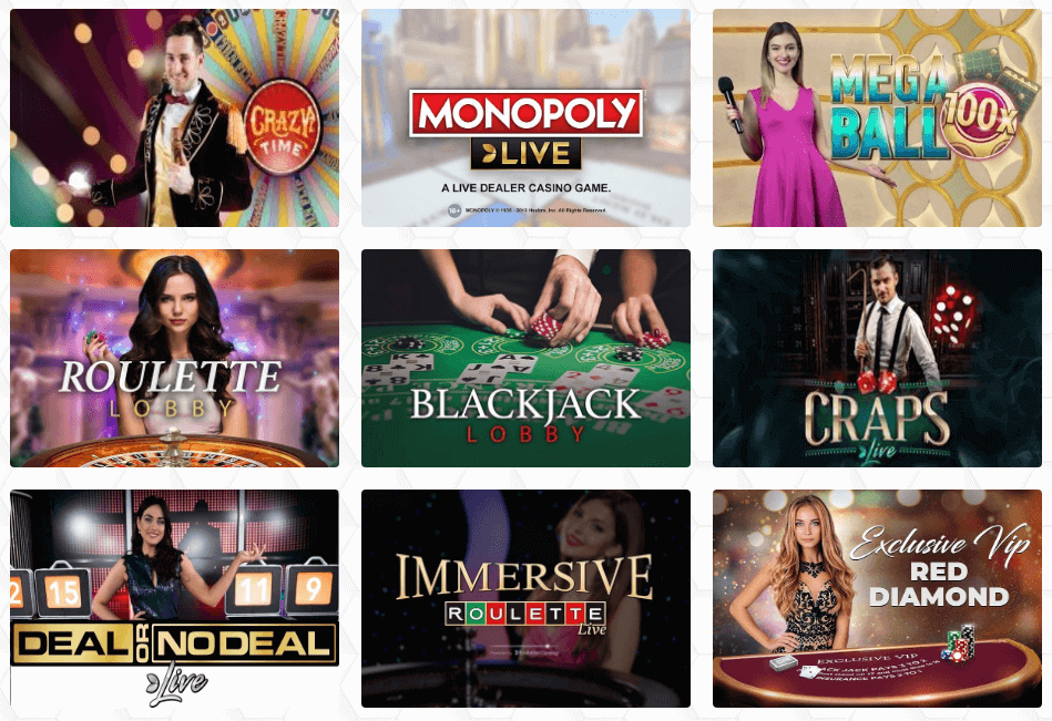 Live Casino hos Casino Dome Casino Dome - Live Casino
