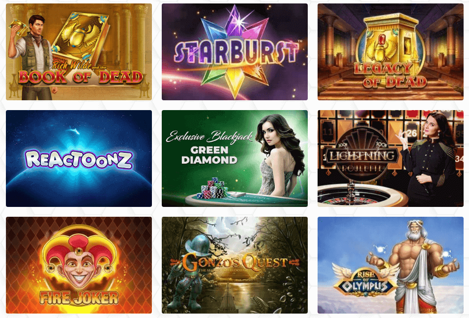 Spilleautomater hos Casino Dome Casino Dome spilleautomater