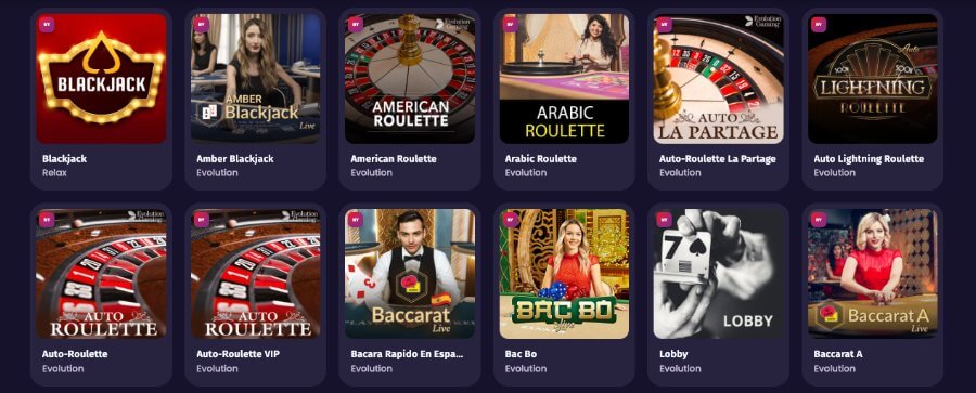 Casino1337 har et godt utvalg av livespill i sitt live casino