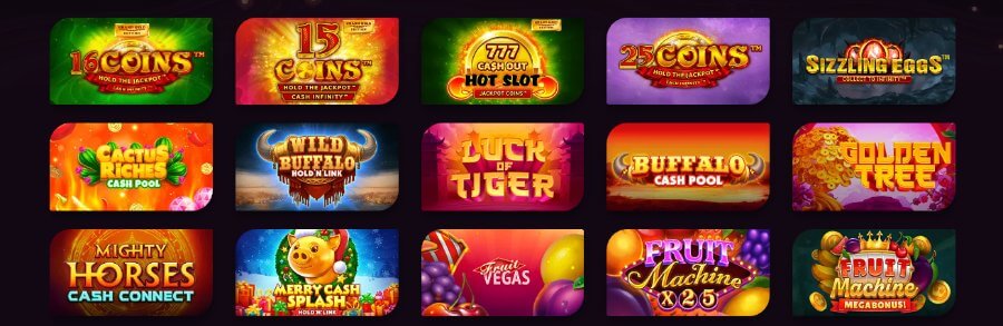 Casinonic har et godt utvalg av spillautomater og casinospill