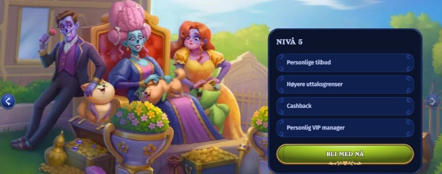 Casombie har et VIP-program