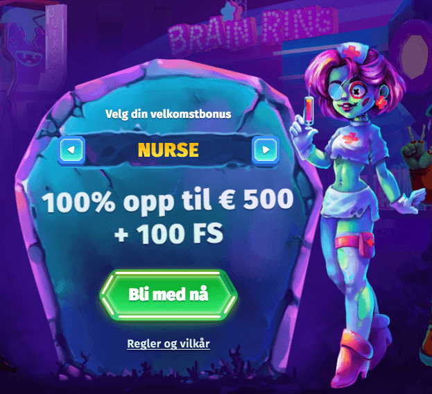 Casombie bonus + free spins
