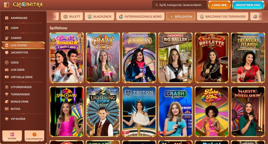 Cleobetra Game Shows