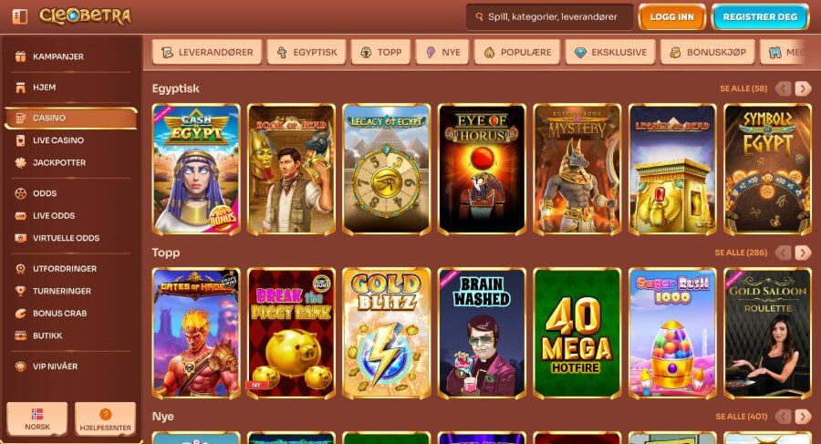 Cleobetra Spilleautomater
