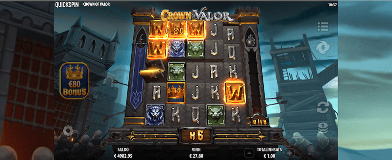 Crown of Valor - wild-symbolet