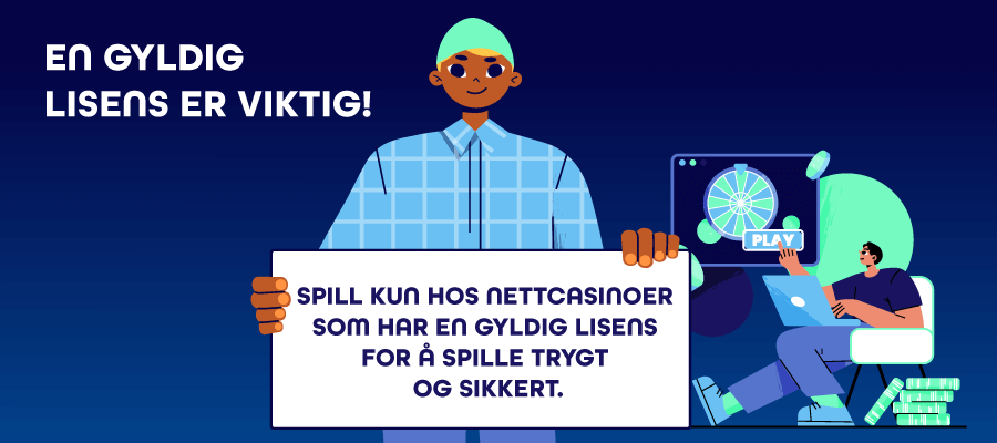Det er veldig viktig at online casinoer har en gyldig lisens