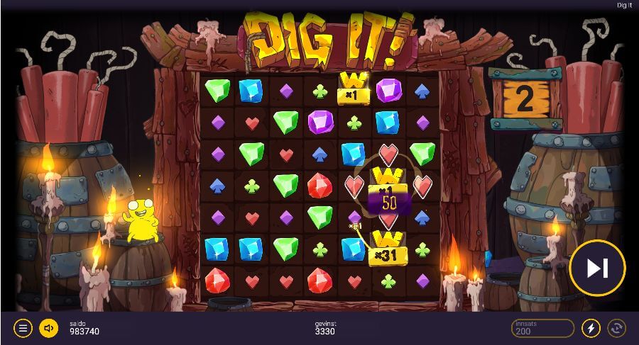 Dig It Spillbrett 2