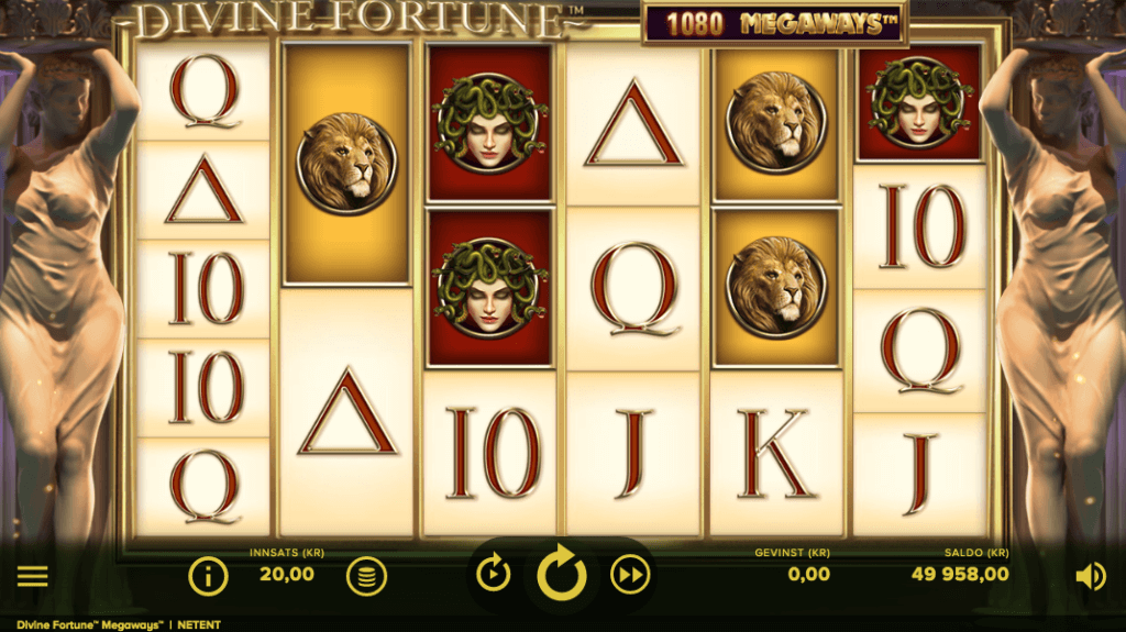 Spilleautomaten Divine Fortune Megaways™ av NetEnt