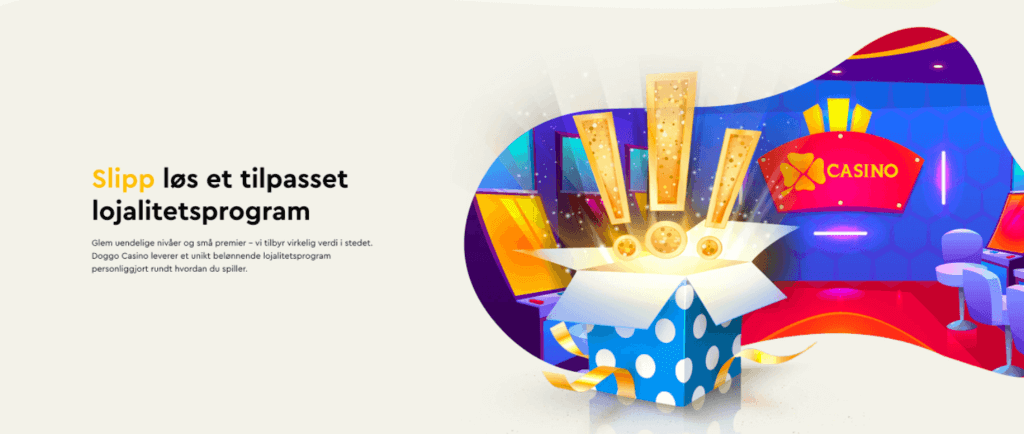 Doggo Casino har ikke et eget VIP-program, men et tilpasset lojalitetsprogram