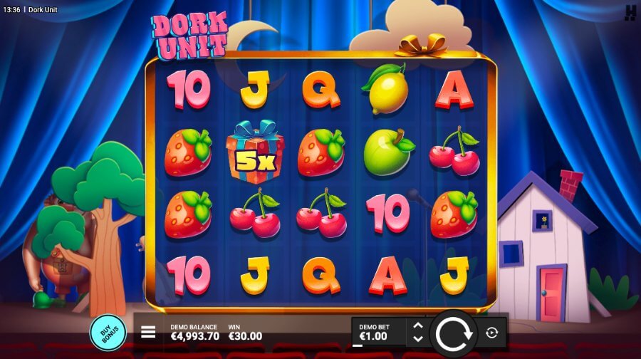 Spilleautomaten Dork Unit er et klovnespill med god underholdning fra Hacksaw Gaming