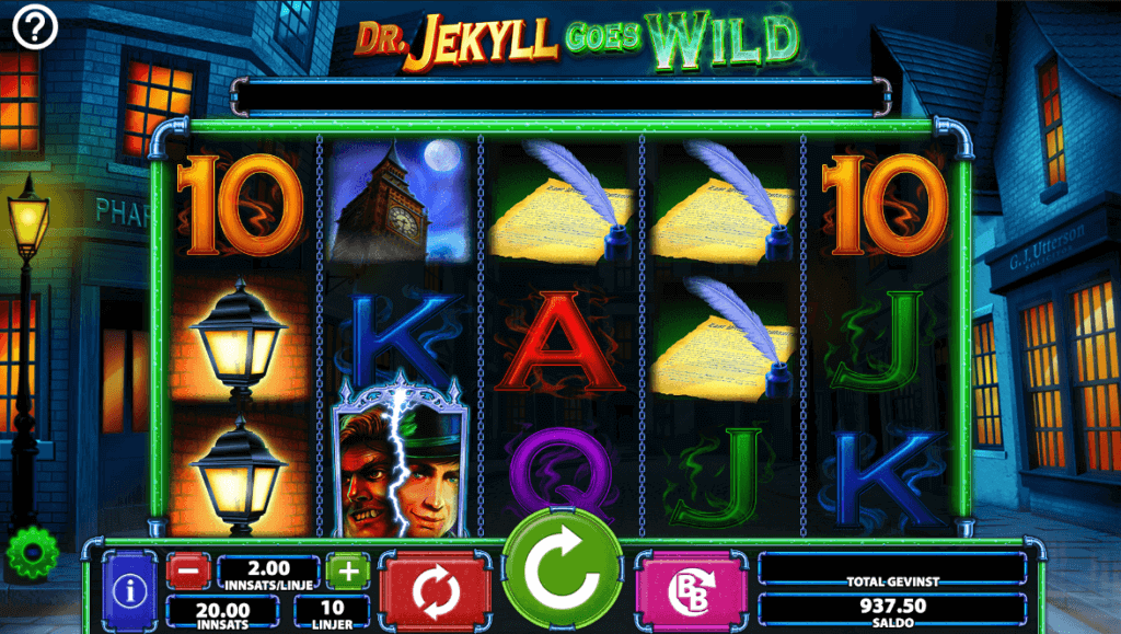 Dr. Jekyll Goes Wild - Spilleautomat med høy RTP