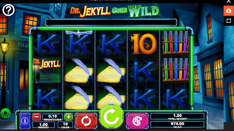 Dr Jekyll Goes Wild - gevinstkombinasjon