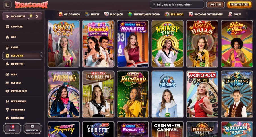 Dragonia Game Shows