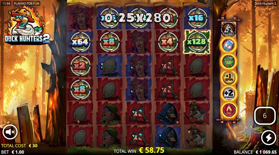 Duck Hunters 2 free spins