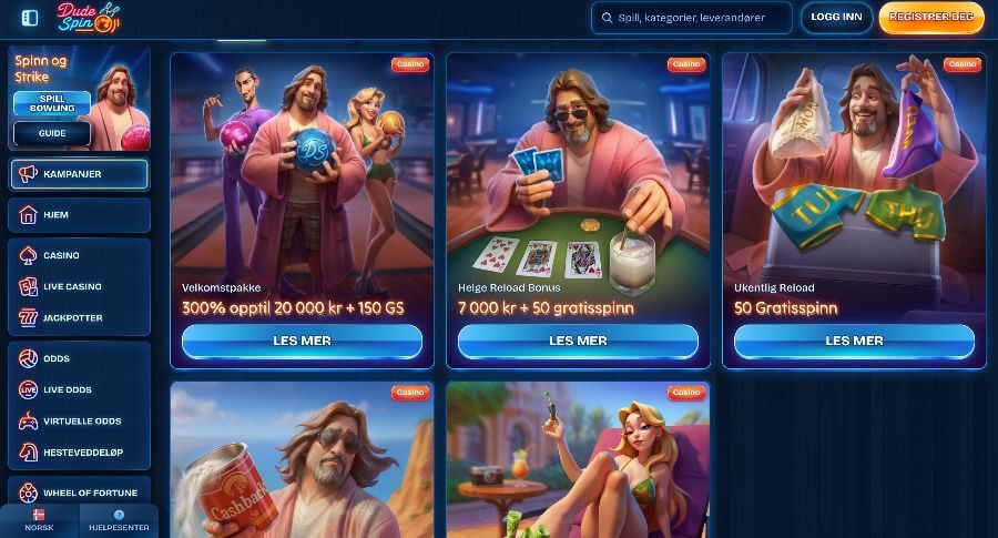 Dude Spin Kampanjer