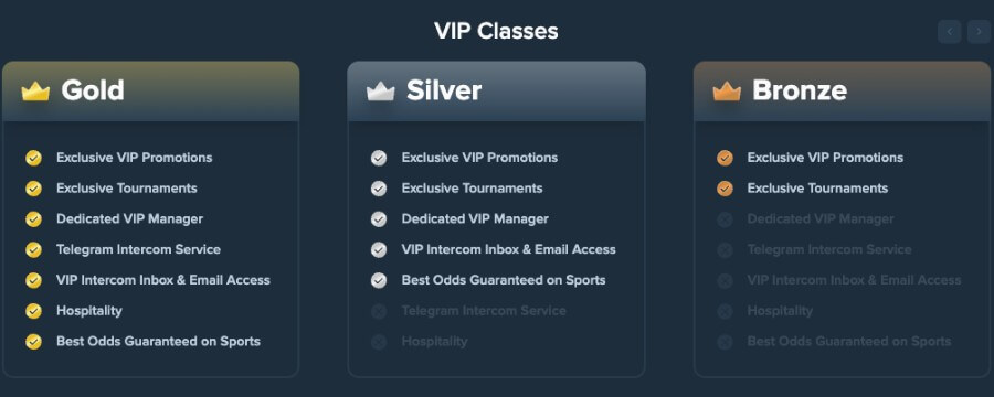 Duelbits har et omfattende VIP-program og du kan avansere ytterligere som medlem av Ace's VIP Lounge