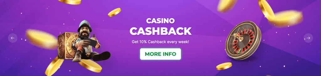 FansBet har en 10% cashback opptil 100 000 kr, som blir nesten det samme som et VIP-program