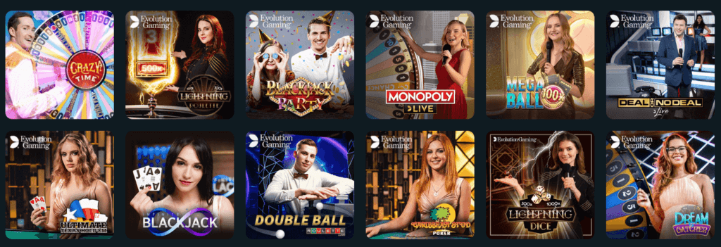 FansBet - Live Casino med Game Shows