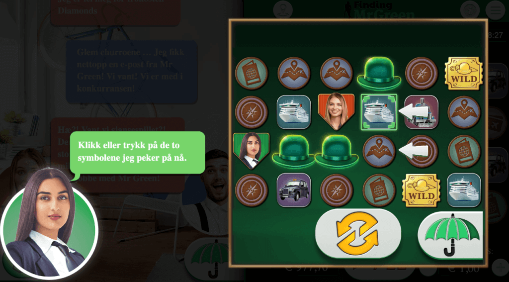 Spilleautomaten Finding Mr Green er et unikt spill av Green Jade Games som kun kan spilles hos Mr Green