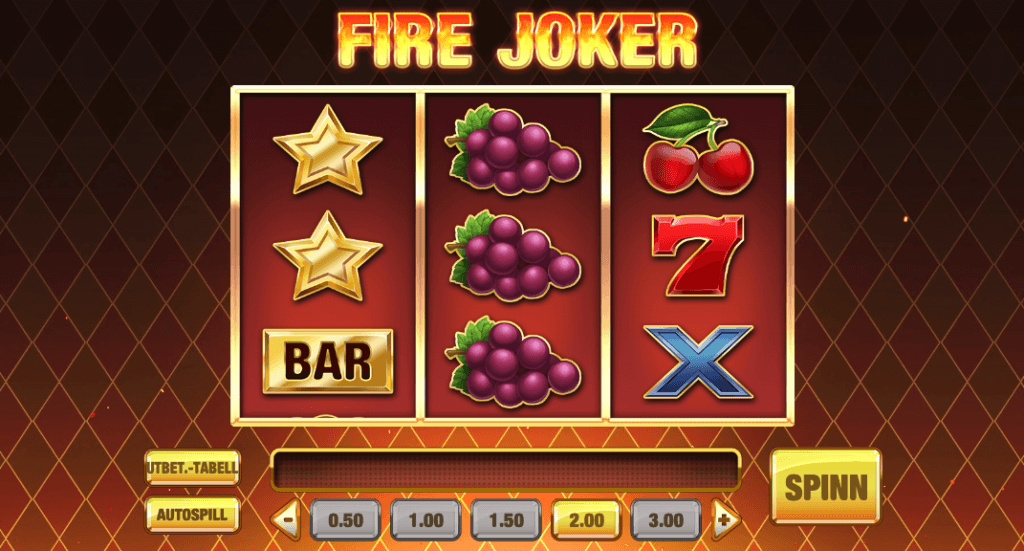 Spilleautomaten Fire Joker av Play'n Go