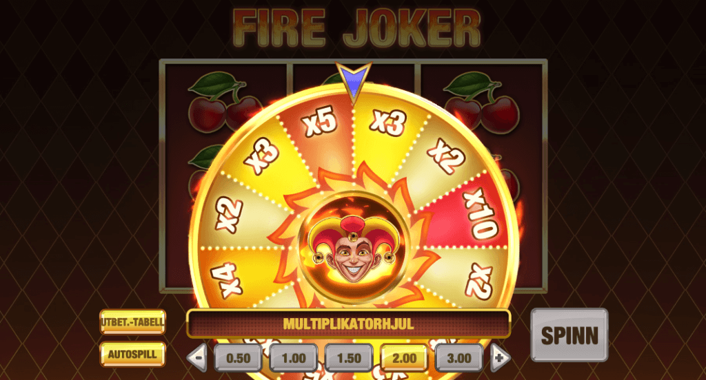 Fire Joker lykkehjul