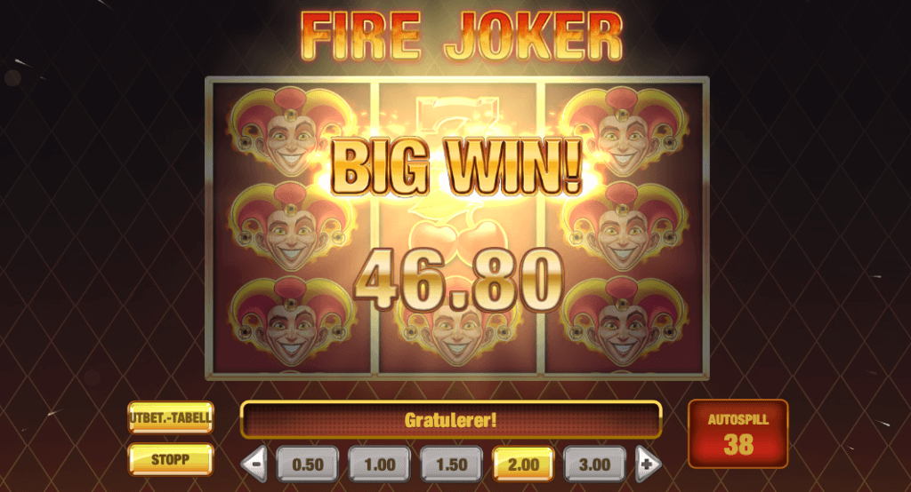 Fire Joker storgevinst
