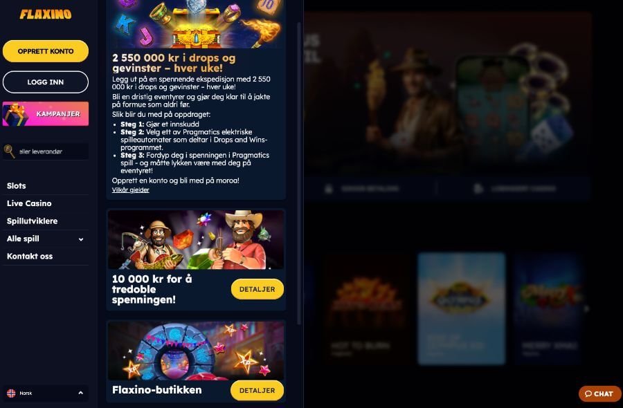 Flaxino kampanjeside