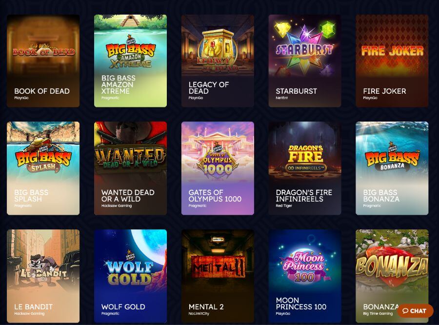 Flaxino har et håndplukket utvalg av spilleautomater og andre casinospill