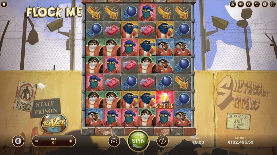 Flock Me fra NetEnt hovedspill