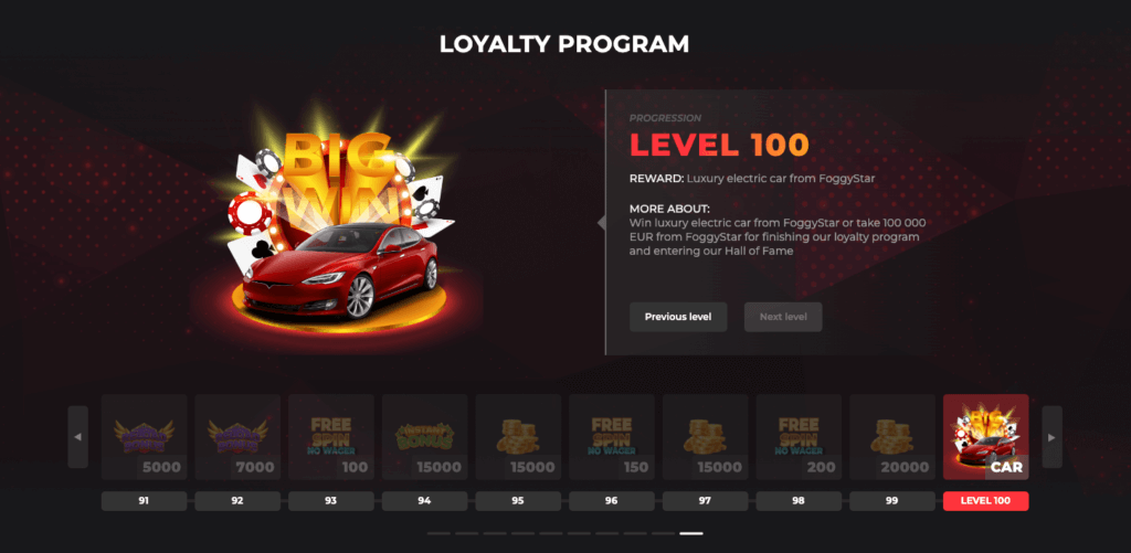 Foggystar VIP-program