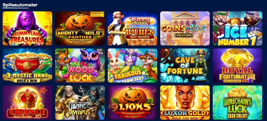 Frostybet har et variert utvalg av spilleautomater