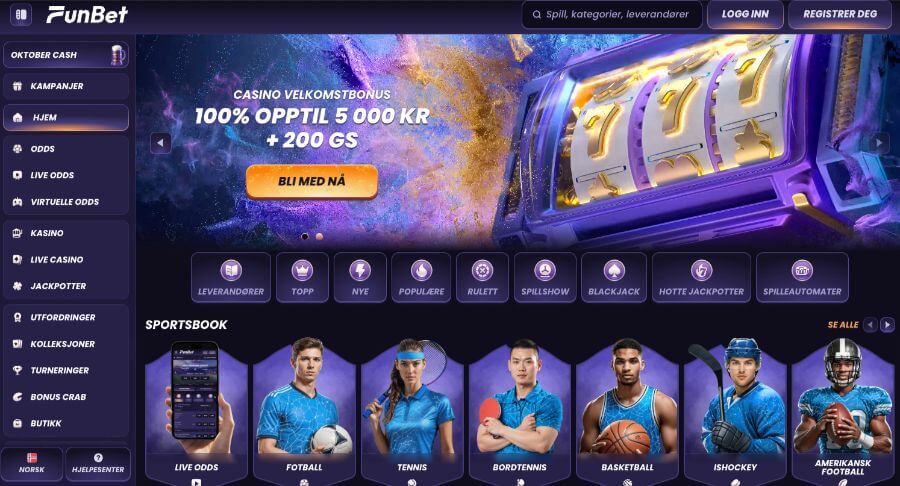 Forsigen til FunBet med velkomstbonusen
