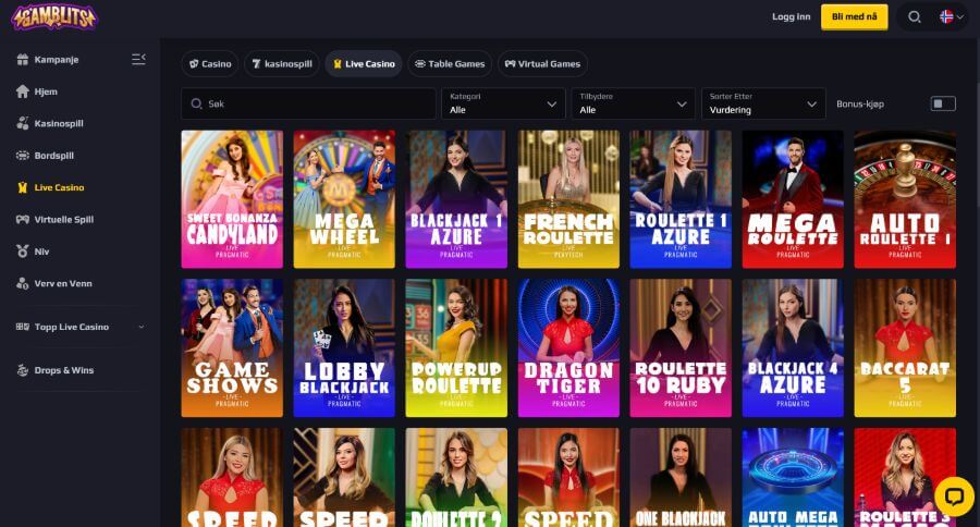 Gamblits Live Casino