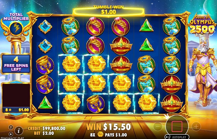 Gates of Olympus 2500 free spins