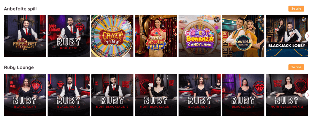 Live casino hos nettcasinoet Get Lucky Casino Live casino hos Get Lucky