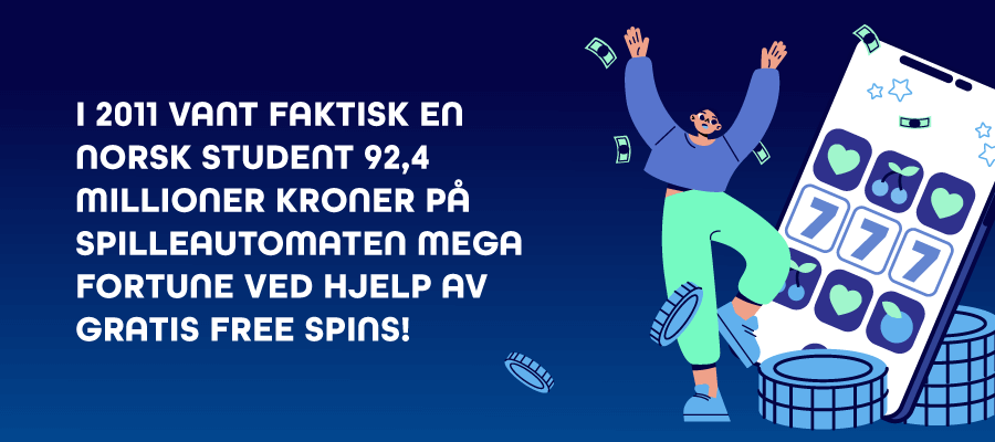 Det finnes eksempler på spillere som har vunnet ved hjelp av gratis free spins ved registrering